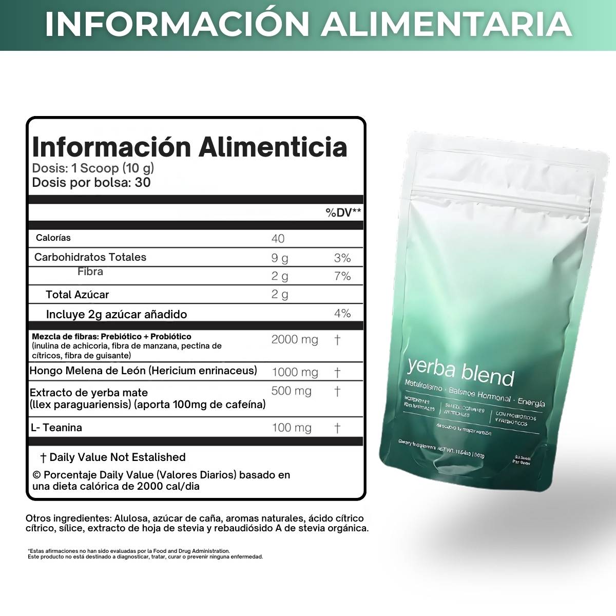 Yerba Blend - Té Protocolo de Identidad Neuronal